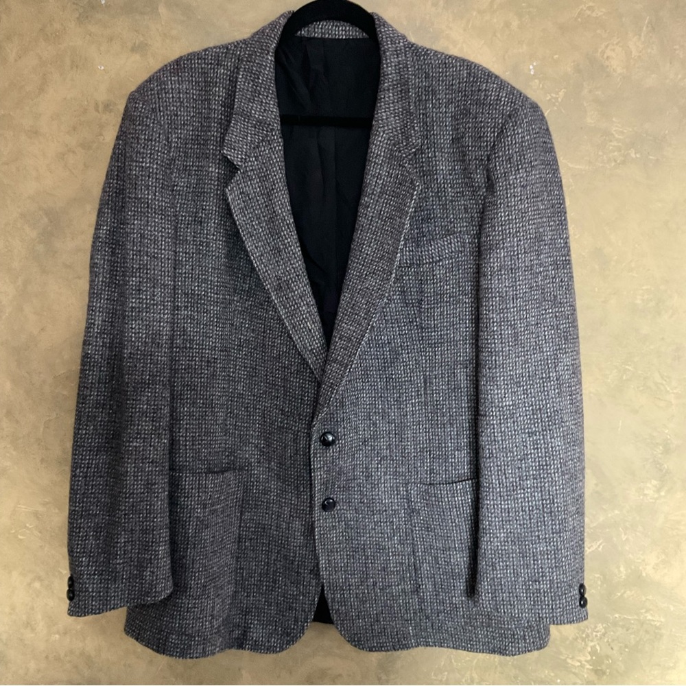Vintage Harris Tweed Brian David Canada Rainbow Flecked Wool Blazer